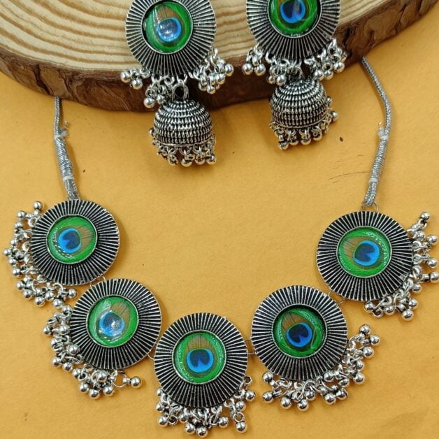 Silver Plated Brass Necklace Set
