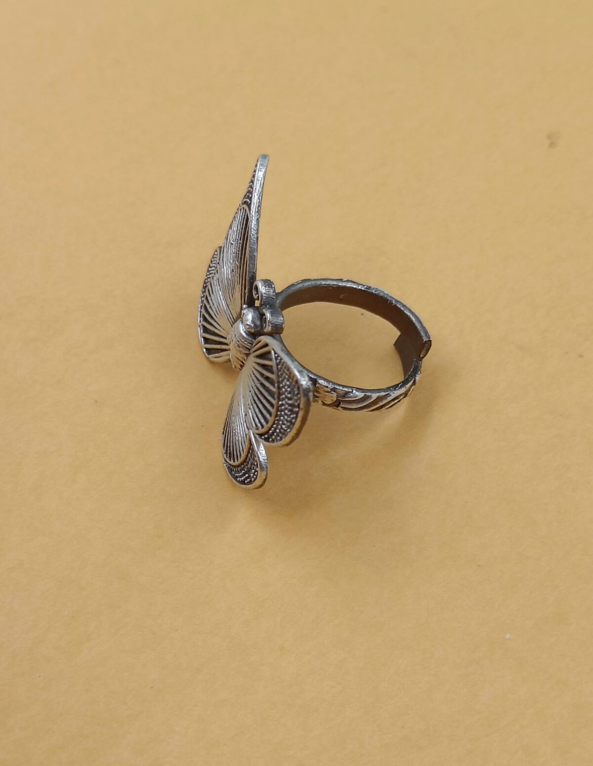 Oxidised Adjustable Butterfly Ring(41) - Image 3