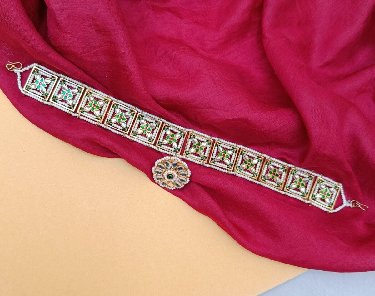 Kundan Beaded Designer Matha Patti