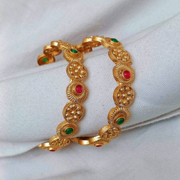 FHF Copper Designer Bangle Set