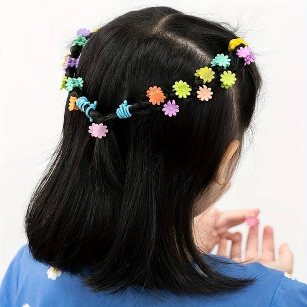 FHF 30 pcs Random Color Mini Hair Claw Clips - Image 2