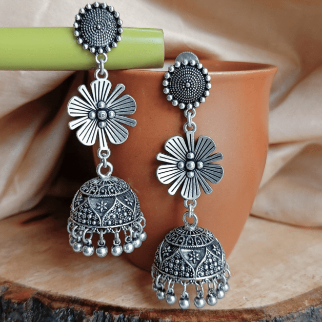 Oxidised/Silver plated