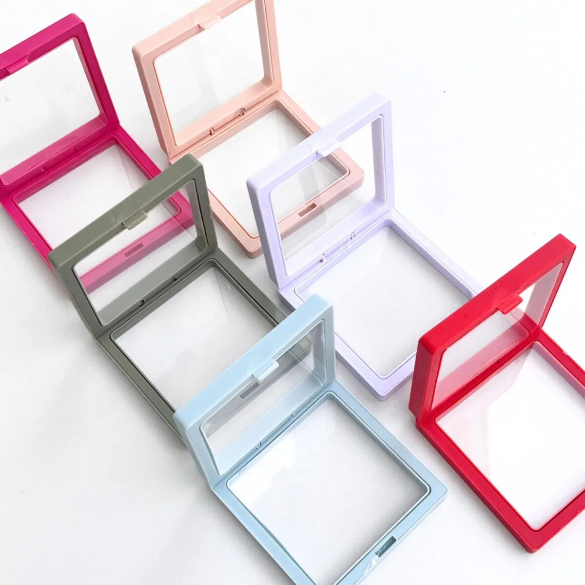 FHF Floating Display Case, Clear PE Film Jewelry Storage Box - Image 4