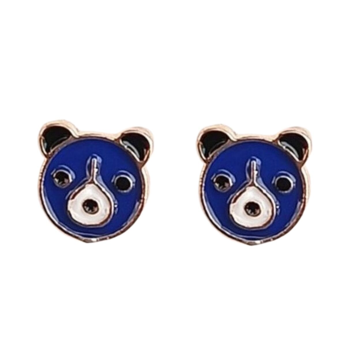 FHF Rose Gold Plated Animal Theme Studded Stud Earrings-1 - Image 3